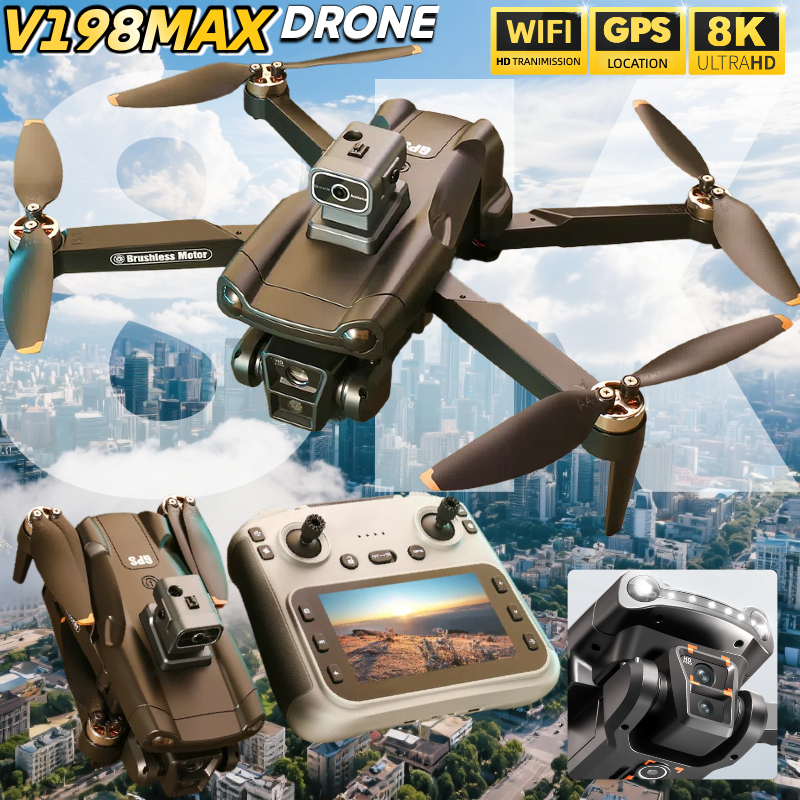 Drone Kit Long Range - NEW for Genuine V198 MAX Drone