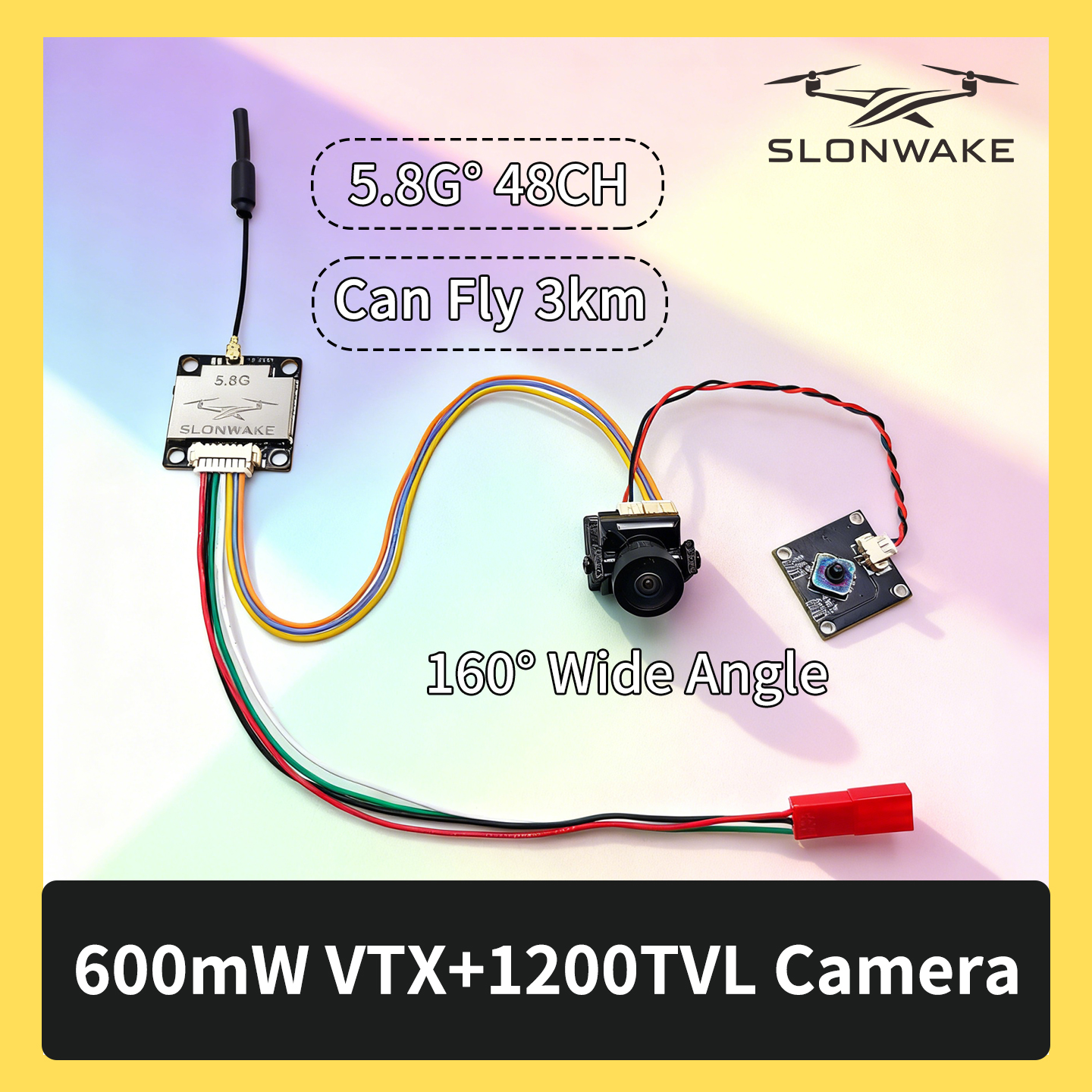 SLONWAKE 5.8G 600mW 7-24V FPV  – Drone Kit Fpv Bewertung und Preis
