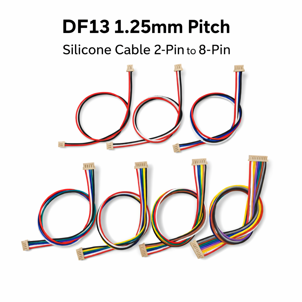 5PCS DF13 1.25mm Connector Cab – Drone Kit Hexacopter Bewertung und Preis