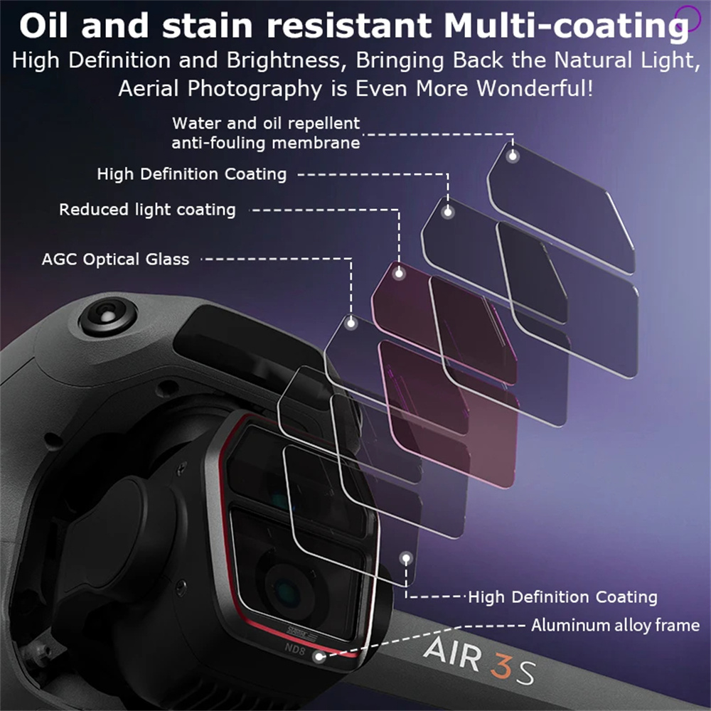 For DJI Air 3S Camera Lens Fil – Drone Kit Waterproof Bewertung und Preis