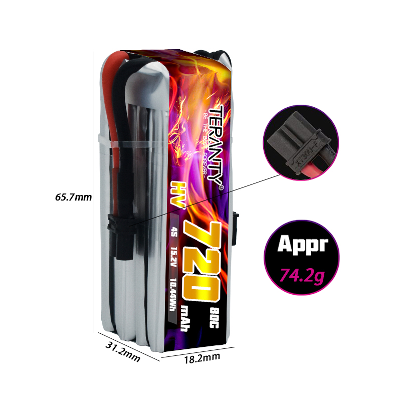 TERANTY 720mAh 4S 15.2V HV Lip – Drone Kit Fpv Bewertung und Preis