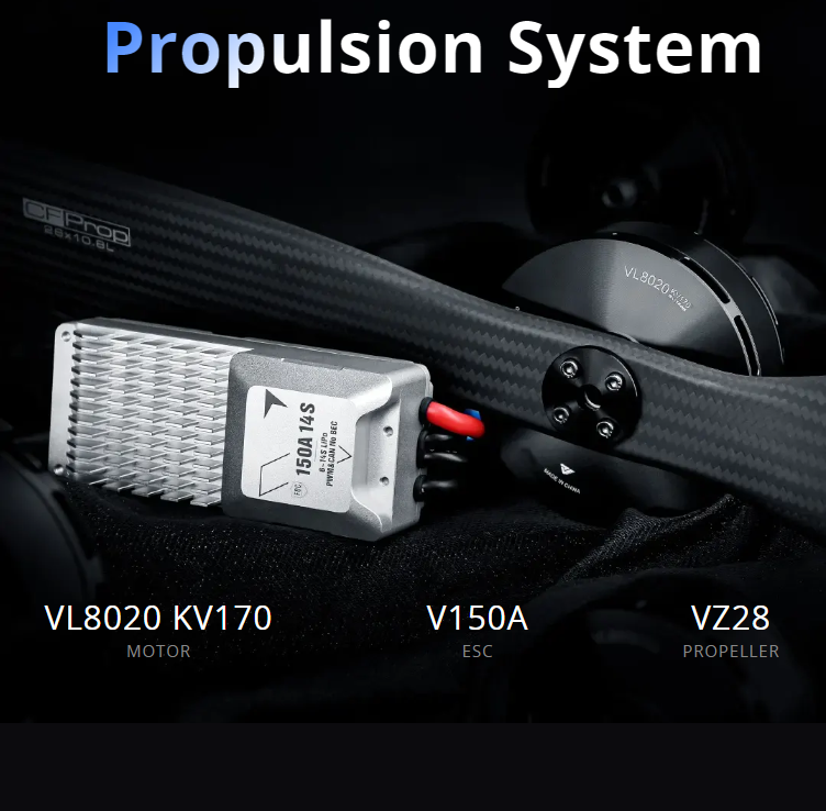 T-MOTOR VL8020 KV170 12S 20kg/ – Drone Kit Vtol Bewertung und Preis