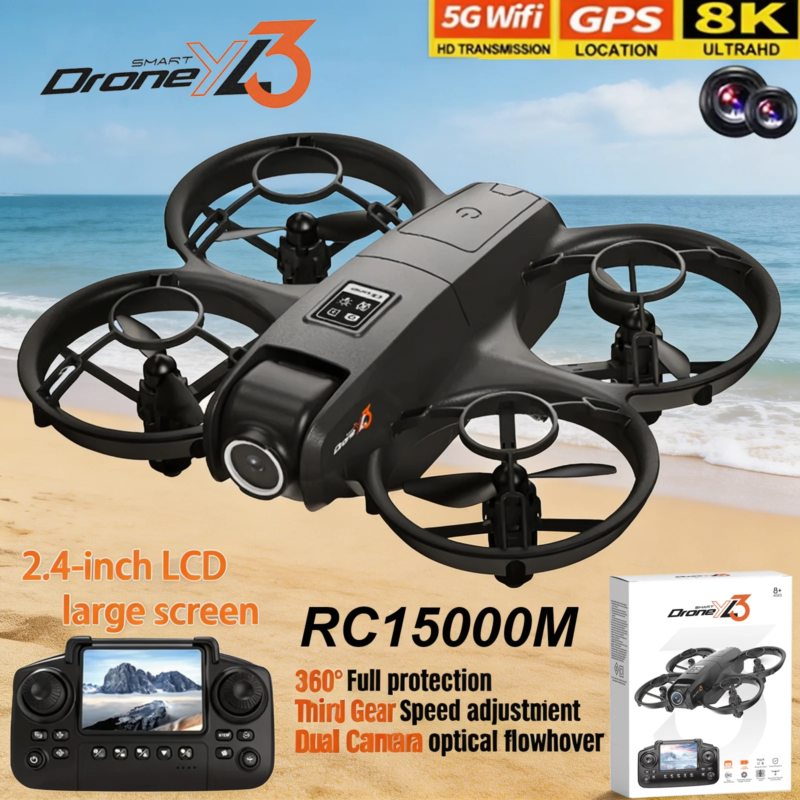 New YL3 RC Drone 8K 1080P Wide – Drone Kit Professional Bewertung und Preis